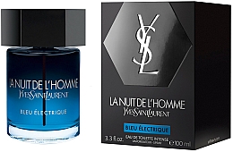 Yves Saint Laurent La Nuit de L'Homme Bleu Electrique - Woda toaletowa — Zdjęcie N2