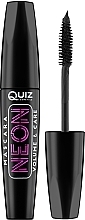 Tusz zwiększający objętość rzęs - Quiz Cosmetics Neon Volume and Care Mascara — Zdjęcie N1