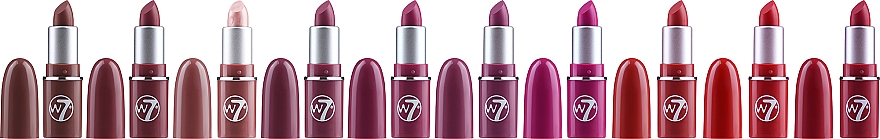 Zestaw szminek, 10 sztuk - W7 Full On Pout Lipstick Collection — Zdjęcie N2