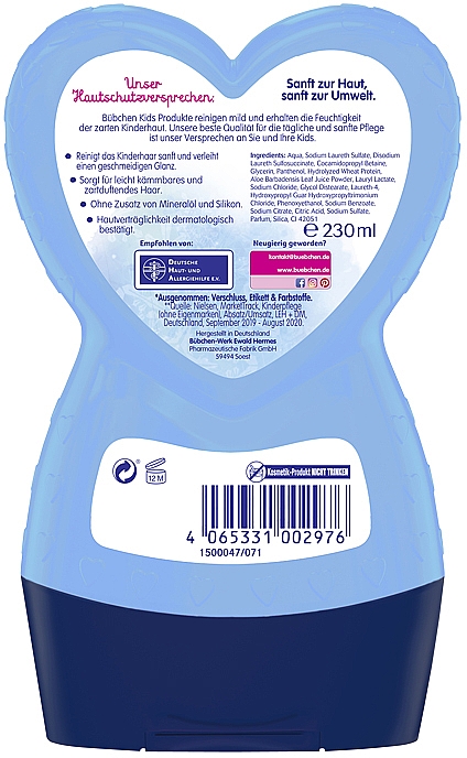 Szampon i odżywka do włosów 2w1 dla dzieci Księżniczka Annabella - Bubchen Shampoo and Conditioner — Zdjęcie N2