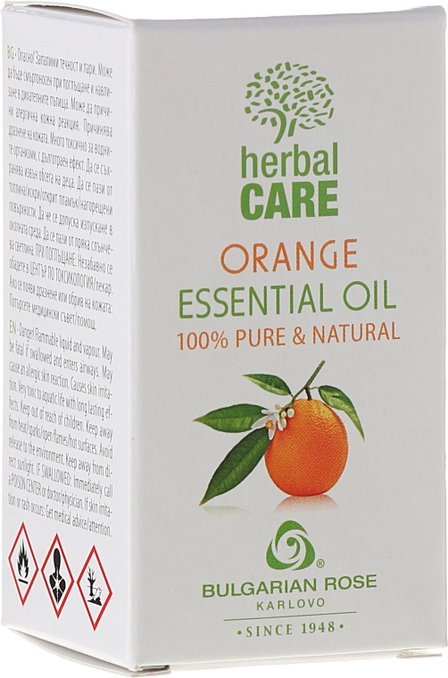 Olejek pomarańczowy - Bulgarian Rose Orange Essential Oil — Zdjęcie N1
