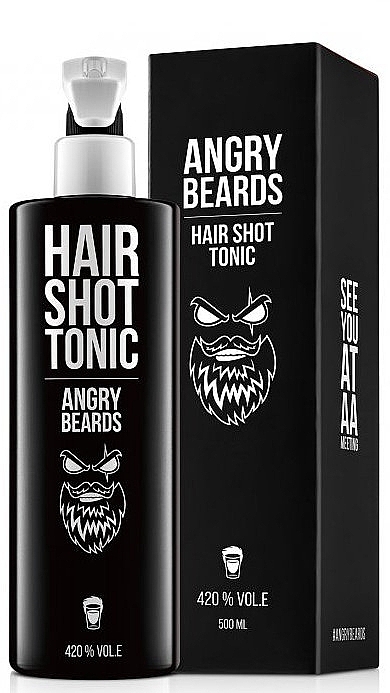 PRZECENA! Tonik do włosów dla mężczyzn - Angry Beards Hair Shot Tonic * — Zdjęcie N1