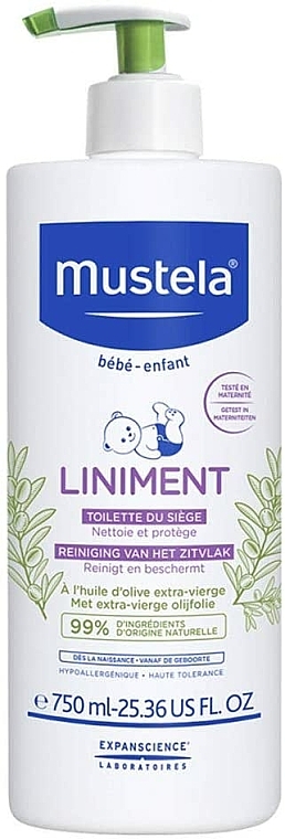 Oczyszczające mleczko pod pieluszką dla dzieci - Mustela Bébé Liniment