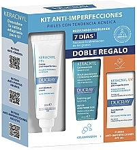 Kup Zestaw - Ducray Keracnyl Anti-Imperfections Set (f/cr/30ml + f/gel/40ml + f/fluid/5ml)