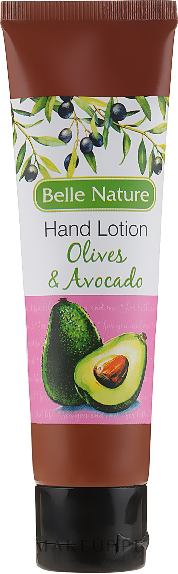Balsam-krem do rąk o zapachu oliwek i awokado - Belle Nature Hand Lotion Olives&Avocado — Zdjęcie 60 ml