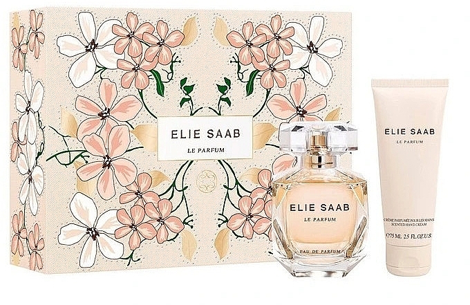 Elie Saab Le Parfum - Zestaw (edp 50 ml + h/cr 75 ml) — Zdjęcie N1
