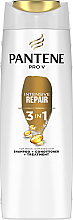 Kup Szampon, odżywka i kuracja 3 w 1 do włosów słabych i zniszczonych Intensywna regeneracja - Pantene Pro-V 3in1 Intensive Repair Shampoo
