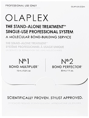 Zestaw - Olaplex The Stand-Alone Treatment (h/concentrate/15ml + h/elixir/30ml) — Zdjęcie N1