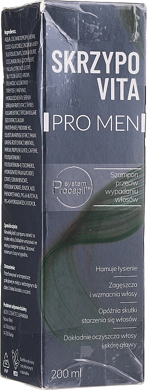 PRZECENA! Szampon przeciw wypadaniu włosów dla mężczyzn - Skrzypovita Pro Men Anti-hair Loss Shampoo * — Zdjęcie N1