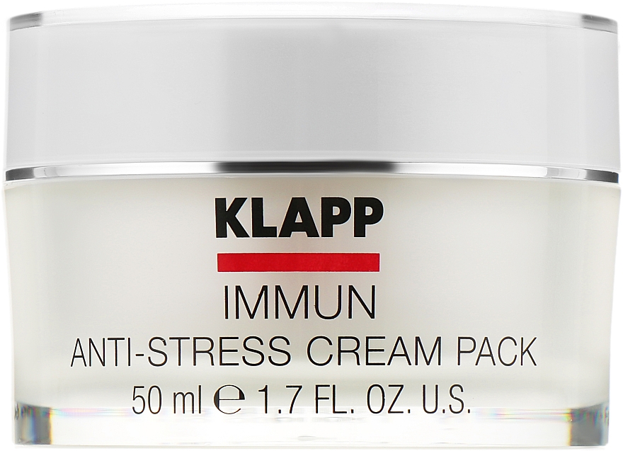 Antystresowa kremowa maseczka do twarzy - Klapp Immun Anti-Stress Cream Pack — Zdjęcie N1