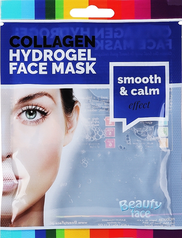 Płat kolagenowy z ekstraktem z pereł - Beauty Face Collagen Facial Treatment