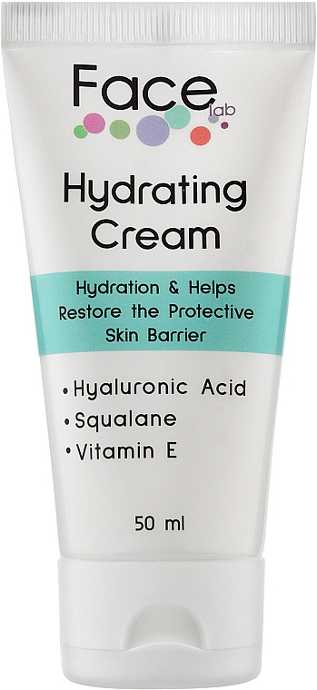 Nawilżający krem z kwasem hialuronowym i skwalanem - Face Lab Hydrating Cream — Zdjęcie N1