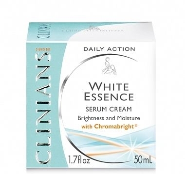 Nawilżający krem-serum rozświetlający na plamy pigmentacyjne - Clinians White Essence Cream-Serum