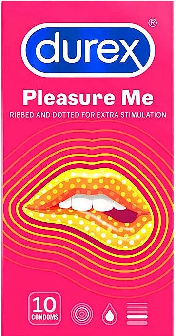 Prezerwatywy, 10 szt. - Durex Love Pleasure Me — Zdjęcie N2