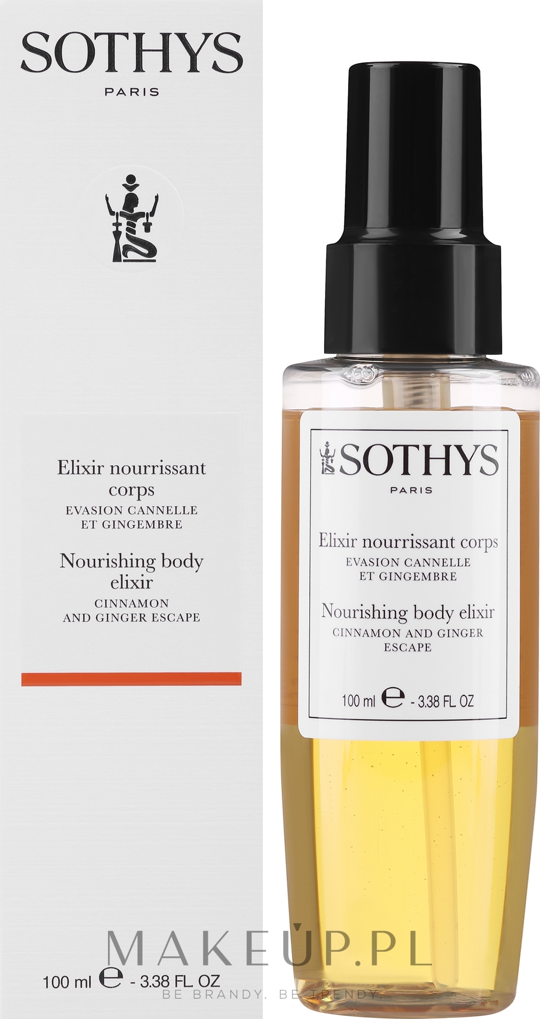 Bogaty eliksir do ciała z cynamonem i imbirem - Sothys Nourishing Body Elixir Cinnamon And Ginger Escape — Zdjęcie 100 ml