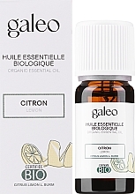 Organiczny olejek eteryczny Cytryna - Galeo Organic Essential Oil Lemon — Zdjęcie N2