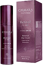 Odnawiający krem na dzień z retinolem SPF 50 - Casmara Retinol Proage Renewal Day Cream Hydro SPF50 — Zdjęcie N2
