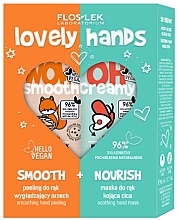 Zestaw Ujędrniająca pielęgnacja dłoni - Floslek Lovely Hands (h/peel/50g + h/mask/50ml) — Zdjęcie N1