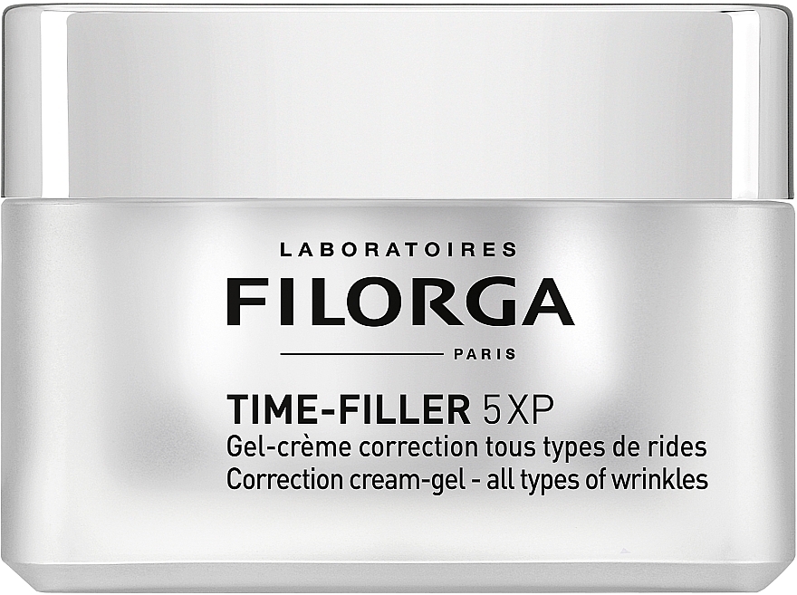 Przeciwzmarszczkowy krem-żel korygujący do twarzy - Filorga Time-Filler 5 XP Correction Cream-Gel