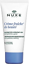 Intensywnie regenerująca maska do twarzy - Nuxe Crème Fraîche de Beauté 48HR Moisture SOS Rescue Mask — Zdjęcie N1