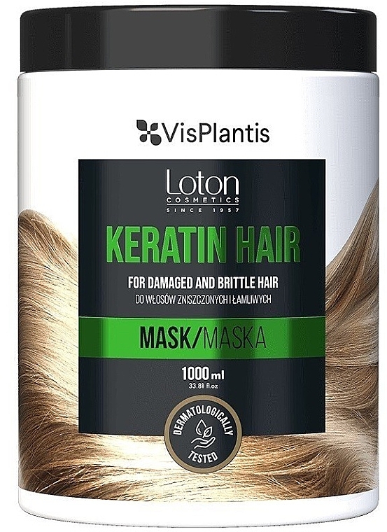 Maska do włosów z keratyną - Vis Plantis Loton Keratin Hair Mask — Zdjęcie N2