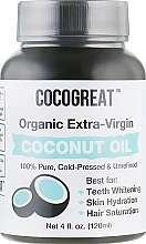 Płyn do płukania jamy ustnej z olejem kokosowym - Cocogreat Organic Extra-Virgin Coconut Oil — Zdjęcie N1