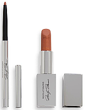 Kup Zestaw - Revolution Pro Set For Lips X Marilyn Nude (lipstick/3.6g + lip/pen/0.18g)