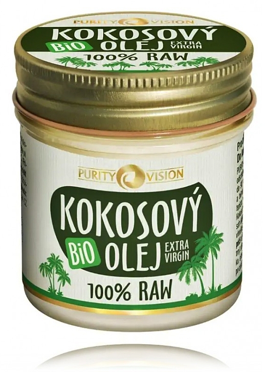 Organiczny olej kokosowy - Purity Vision 100% Raw Bio Coconut Oil — Zdjęcie N1