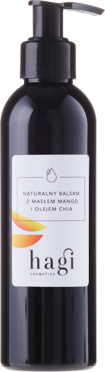 Naturalny balsam z masłem mango i olejem chia - Hagi Woda — Zdjęcie N2