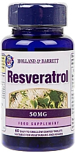 Kup Resweratrol w tabletkach - Holland & Barrett Resveratrol 50mg