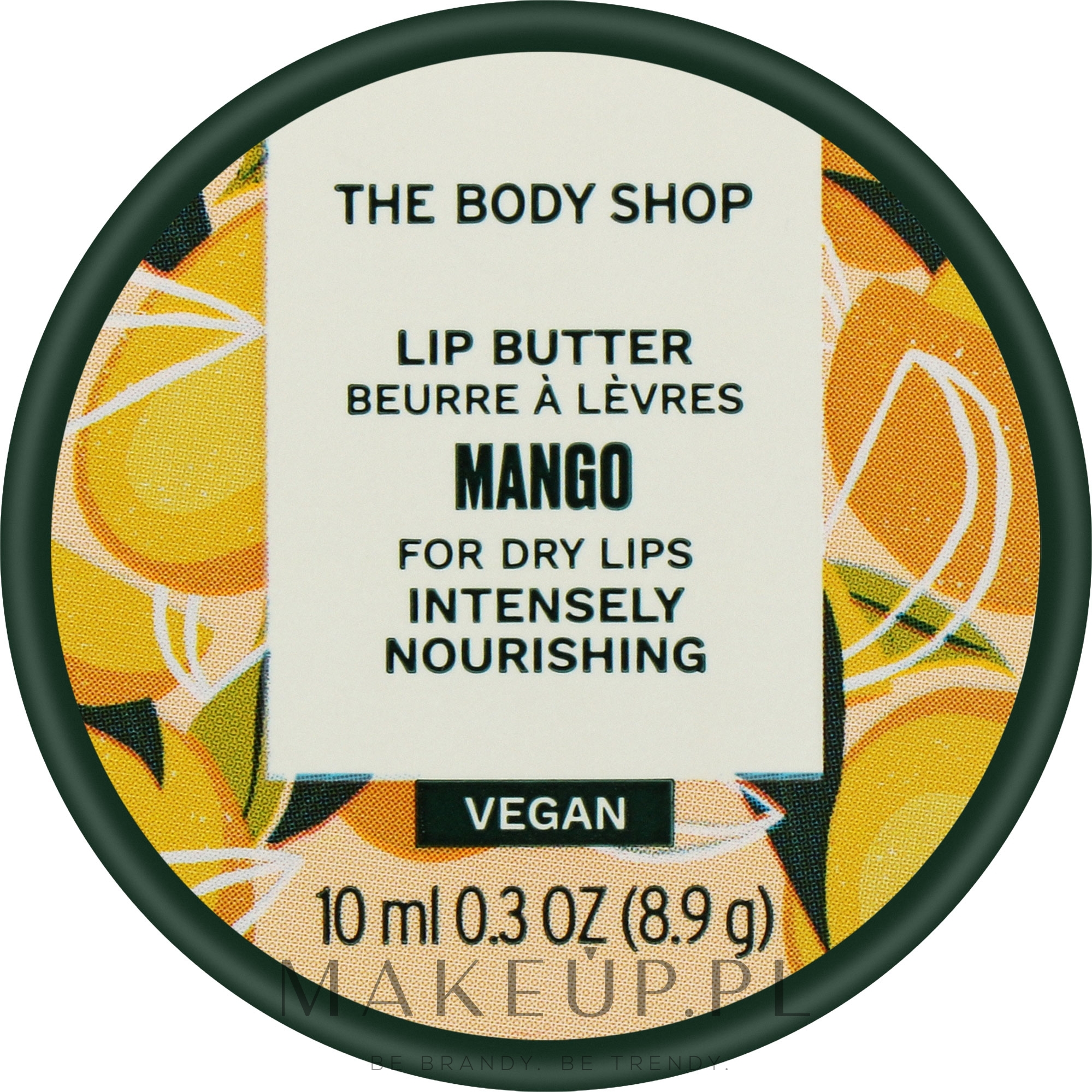 Intensywnie odżywczy olejek do suchych ust Mango - The Body Shop Mango Lip Butter For Dry Lips Intensely Nourishing — Zdjęcie 10 ml