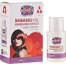 Olej babassu do włosów - Ronney Professional Babassu Oil Energizing Effect Hair Therapy — Zdjęcie N1