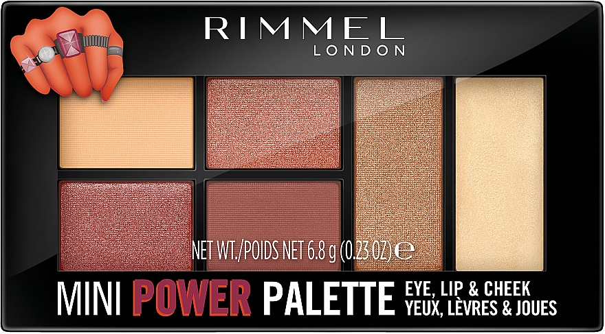 Paletka do makijażu - Rimmel Mini Power Palette