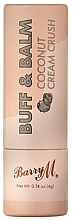 Kokosowy kremowy peeling do ust - Barry M Buff & Balm Coconut Cream Crush — Zdjęcie N1