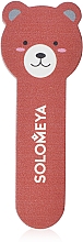 Pilnik do paznokci Niedźwiadek, ziarnistość 180/220 - Solomeya Nail File — Zdjęcie N1