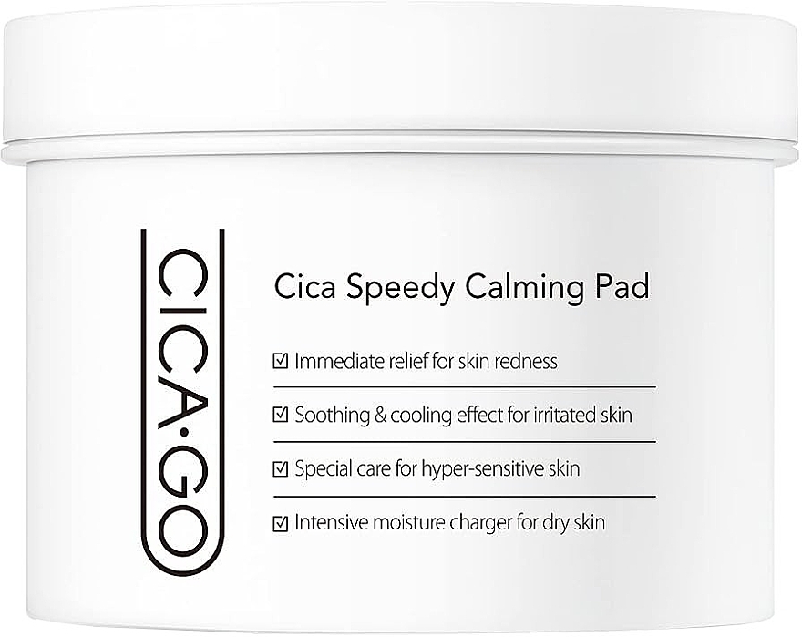 Uspokajające płatki do twarzy - Isoi CICAGO Cica Speedy Calming Pad — Zdjęcie N1