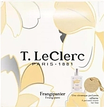 T. LeClerc Frangipanier - Zestaw (edp/50ml + scen/ceramic) — Zdjęcie N1