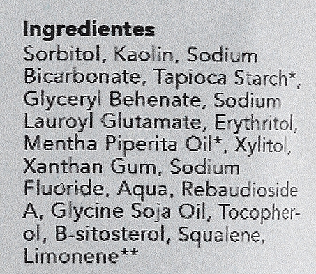 Miętowa pasta do zębów z fluorem w tabletkach - Minima Organics Mint Natural Toothtablets — Zdjęcie N3