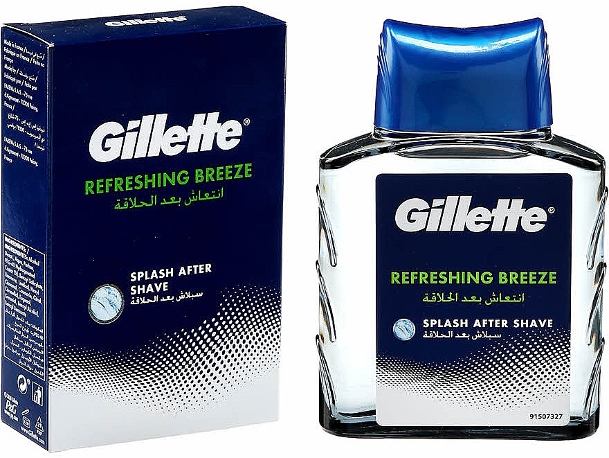 Woda po goleniu - Gillette Refreshing Breeze Splash After Shave 