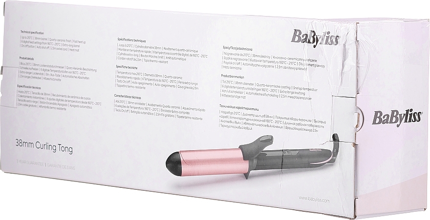 PRZECENA! Lokówka do włosów, 38 mm - BaByliss C453E * — Zdjęcie N3