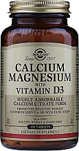 Suplement diety Wapń i magnez z witaminą D3 - Solgar Calcium Magnesium with Vitamin D3 — Zdjęcie N1