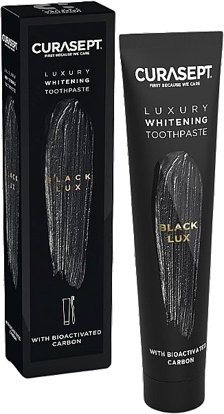 Wybielająca pasta do zębów - Curaprox Curasept Black Luxury Whitening Toothpaste — Zdjęcie N1