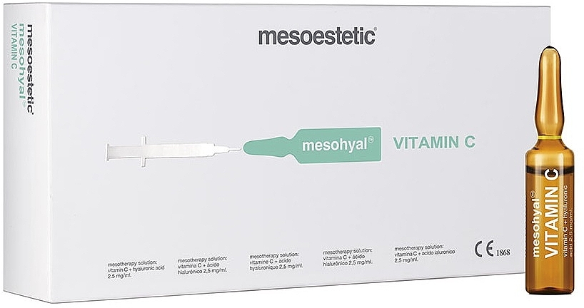 Produkt biorewitalizujący - Mesoestetic Mesohyal Vitamin C — Zdjęcie N1