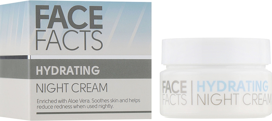 Krem do twarzy na noc z pączkami modrzewia i naturalną witaminą C - Face Facts Hydrating Night Cream — Zdjęcie N1