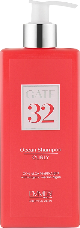 Szampon do włosów kręconych - Emmebi Italia Gate 32 Wash Ocean Shampoo Curly — Zdjęcie N1