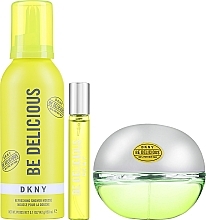 DKNY Be Delicious - Zestaw (edp/100ml + edp/15ml + sh/mousse/150ml) — Zdjęcie N1