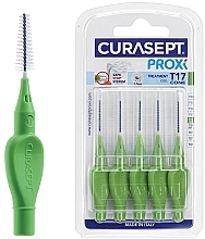 Szczoteczki międzyzębowe 1,7 mm, 5 szt., zielone - Curaprox Curasept Proxi Treatment T17 Cone Green — Zdjęcie N1