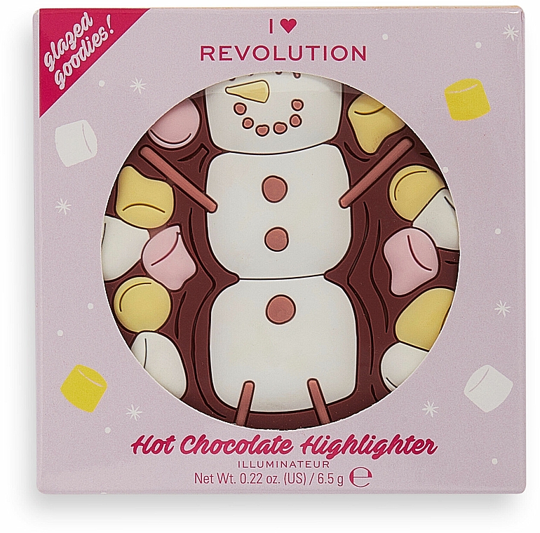 Rozświetlacz do twarzy - I Heart Revolution Tasty Marshmallow Wonderland Highlighter — Zdjęcie N4