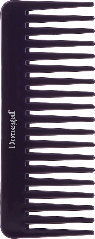 Grzebień do włosów 15,5 cm, 9823, fioletowy - Donegal Hair Comb — фото N1