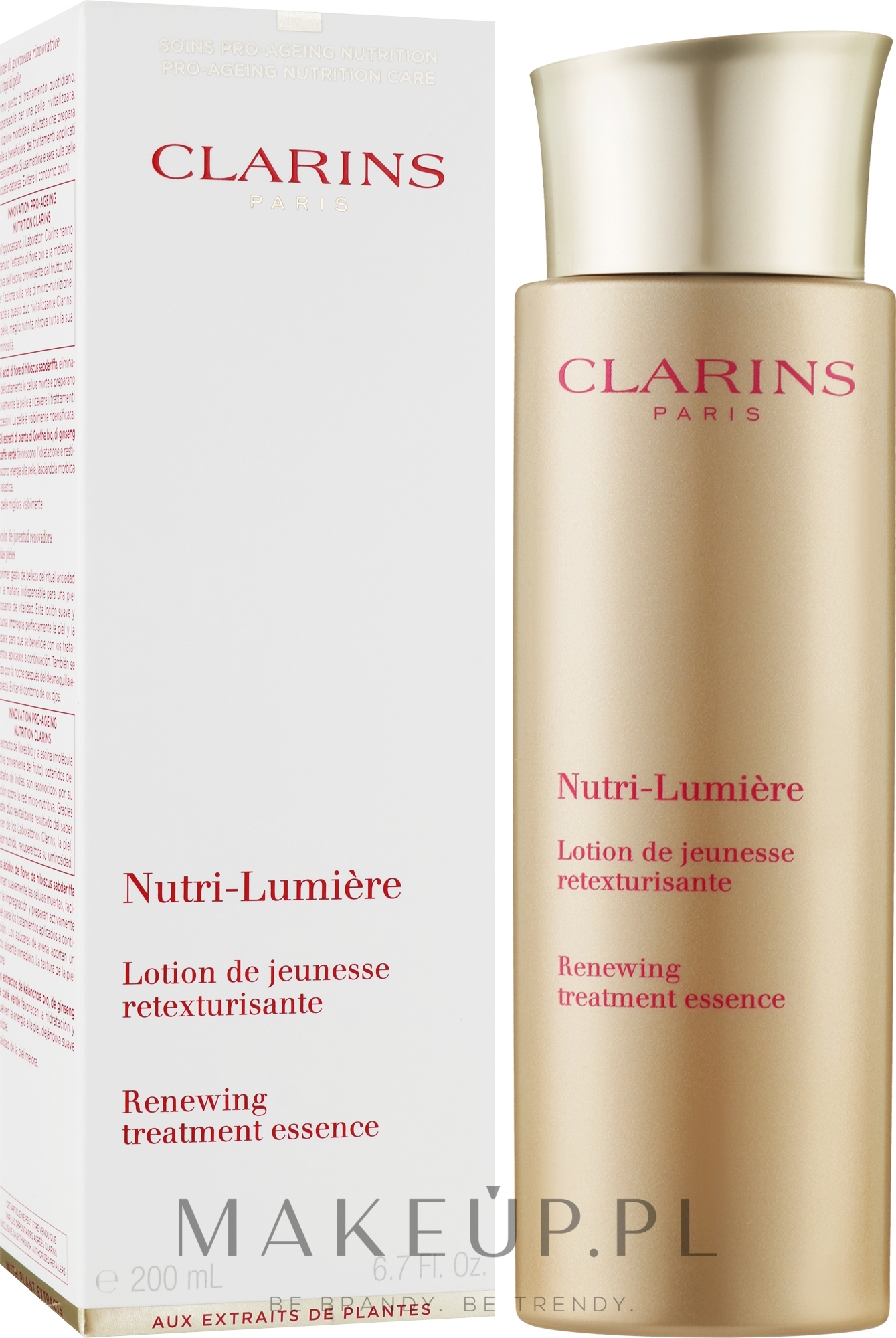 Regenerujący lotion do twarzy - Clarins Nutri-Lumière Renewing Treatment Essence — Zdjęcie 200 ml